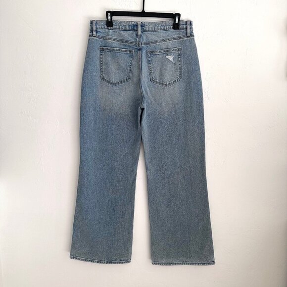 LOFT Light Blue Flare & Wide Leg Jeans - Picture 4 of 10